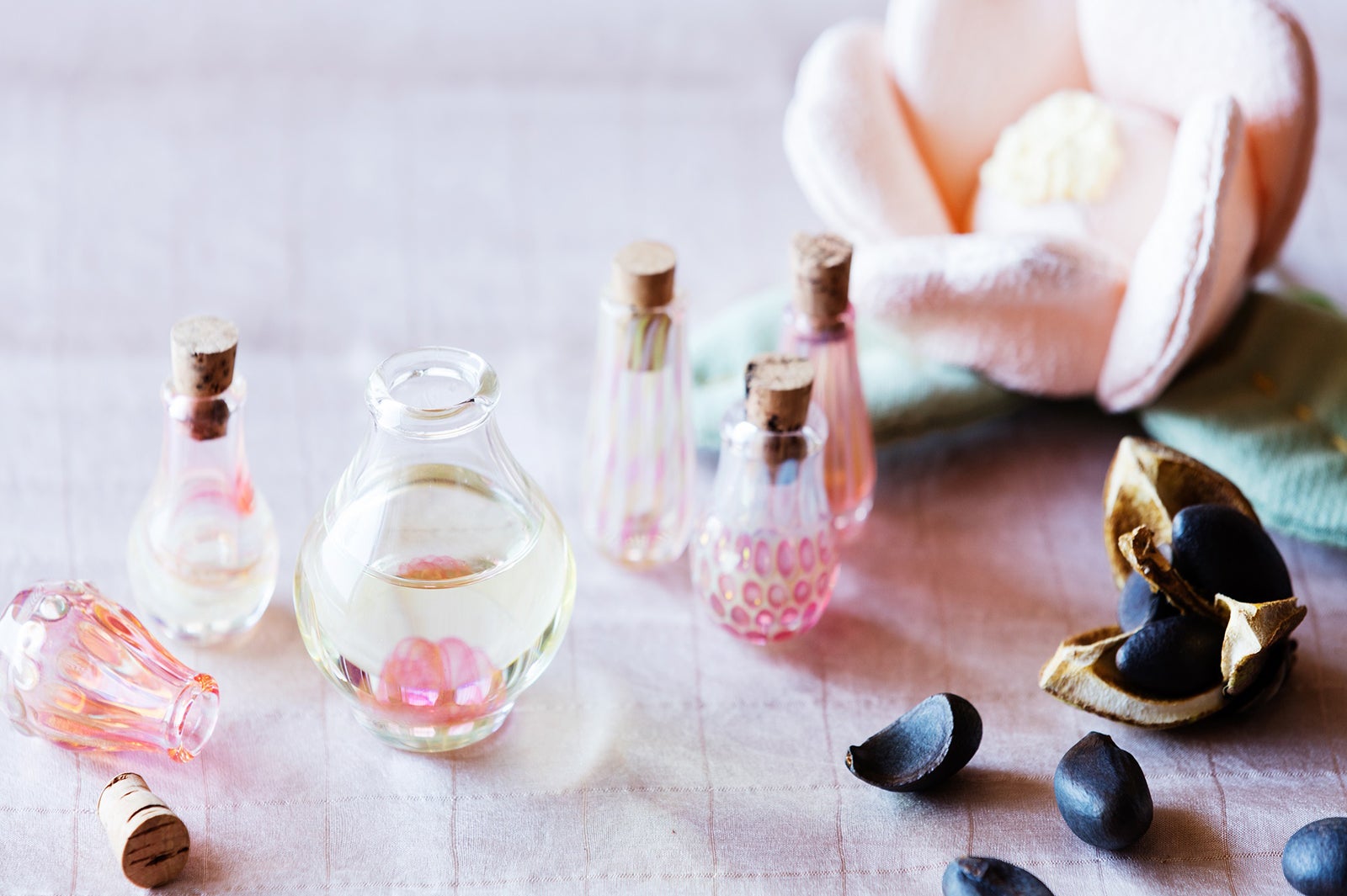 椿油づくり体験／画像提供：星野リゾート