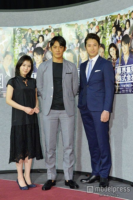(左から)松岡茉優、反町隆史、谷原章介