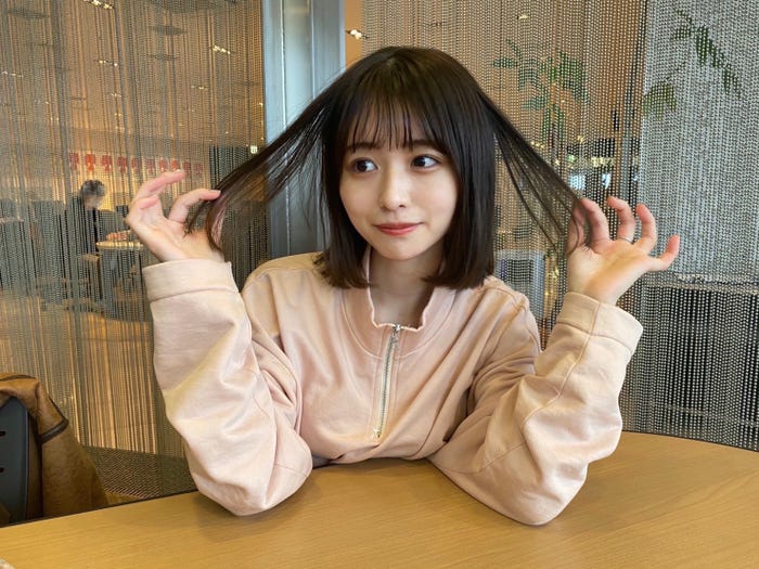 イメチェン後の長濱ねる (提供写真)