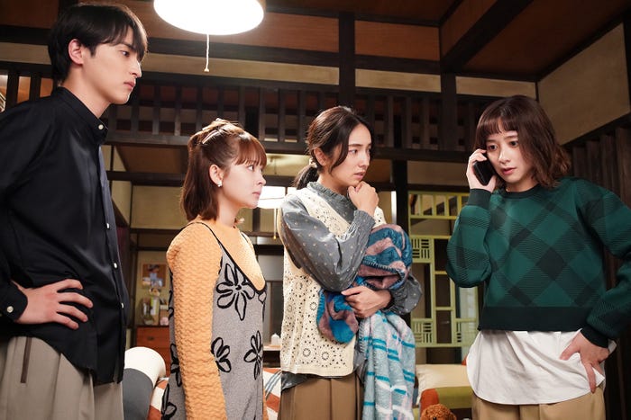 一ノ瀬颯、畑芽育、仁村紗和、堀田真由「若草物語―恋する姉妹と恋せぬ私―」第6話(C)日本テレビ