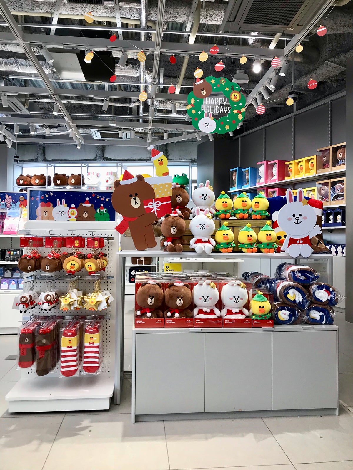 「LINE FRIENDS flagship store in Harajuku」店内