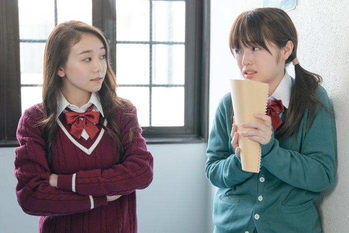 咲耶、豊嶋花「君が死ぬまであと100日」第4話より(C)NTV・J Storm