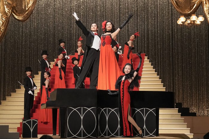 伊原六花、清水くるみ、趣里「ブギウギ」第23話(C)NHK