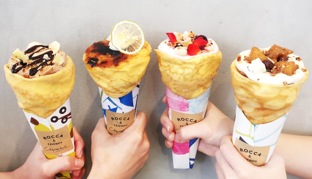 行列のできるクレープ専門店「ロッカアンドフレンズクレープリー」横浜に関東初店舗