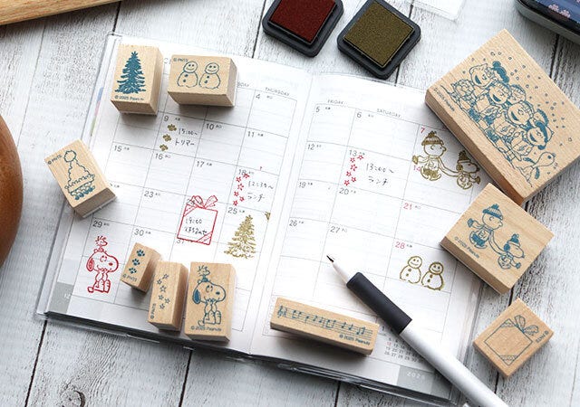 手帳 大人のおしゃれ手帖スヌーピー付録スタンプセット手帳