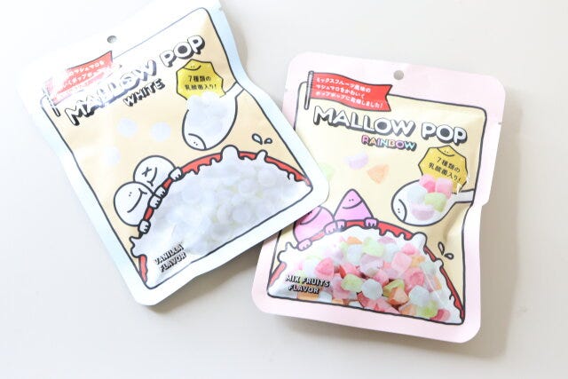 マロウポップ　バニラ味　ミックスフルーツ風味
