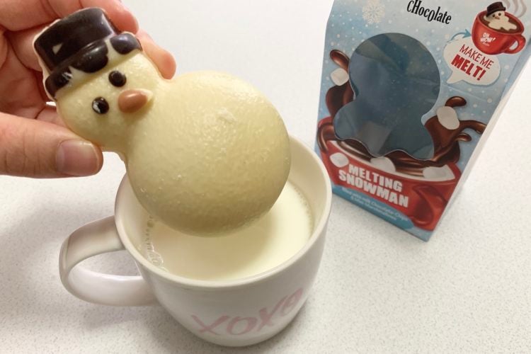 スノーマンチョコ