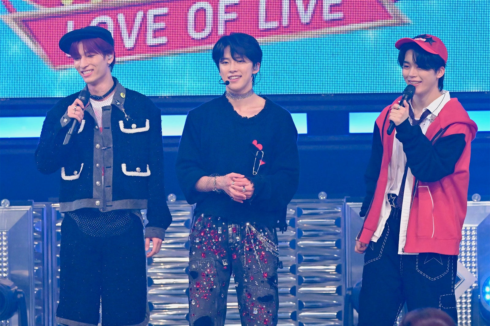 金城碧海、河野純喜、木全翔也／JO1セルフプロデュースライブの様子（提供写真）