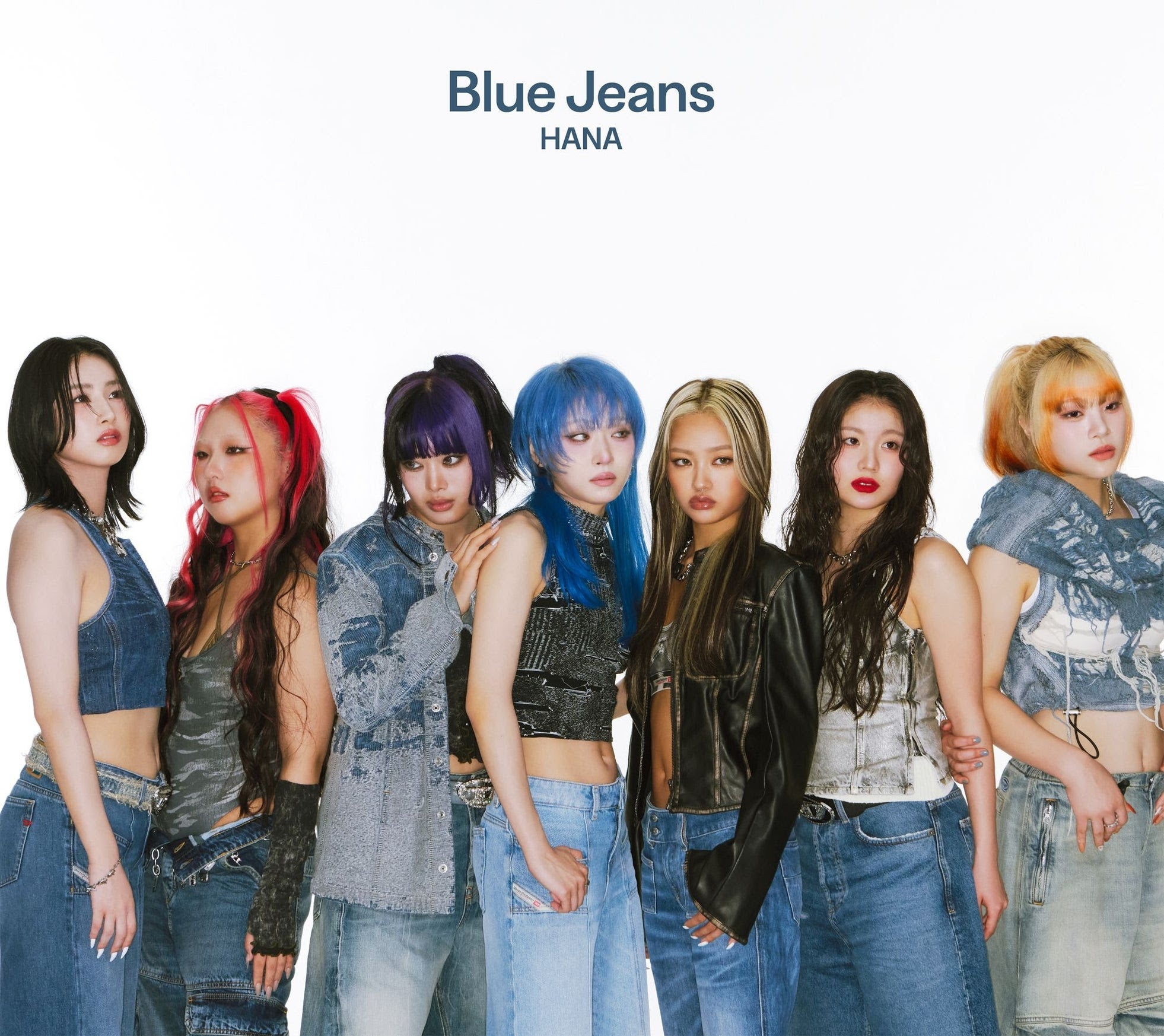 HANA、2nd Single「Blue Jeans」リリース決定 新ヘア披露の