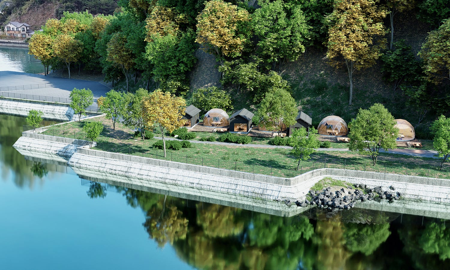 「シークルーズグランピング熊本天草」全室オーシャンビュー&広々ドーム型テントに宿泊