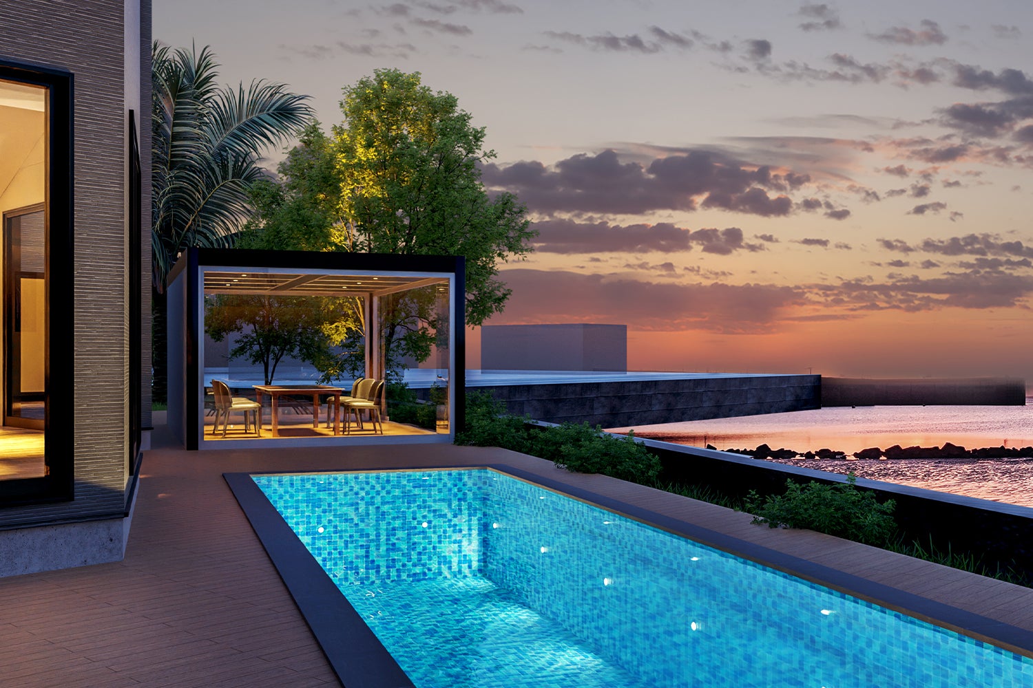 プライベートオーシャンヴィラ -ヴィラ 藍水-／画像提供：ブッキングリゾート