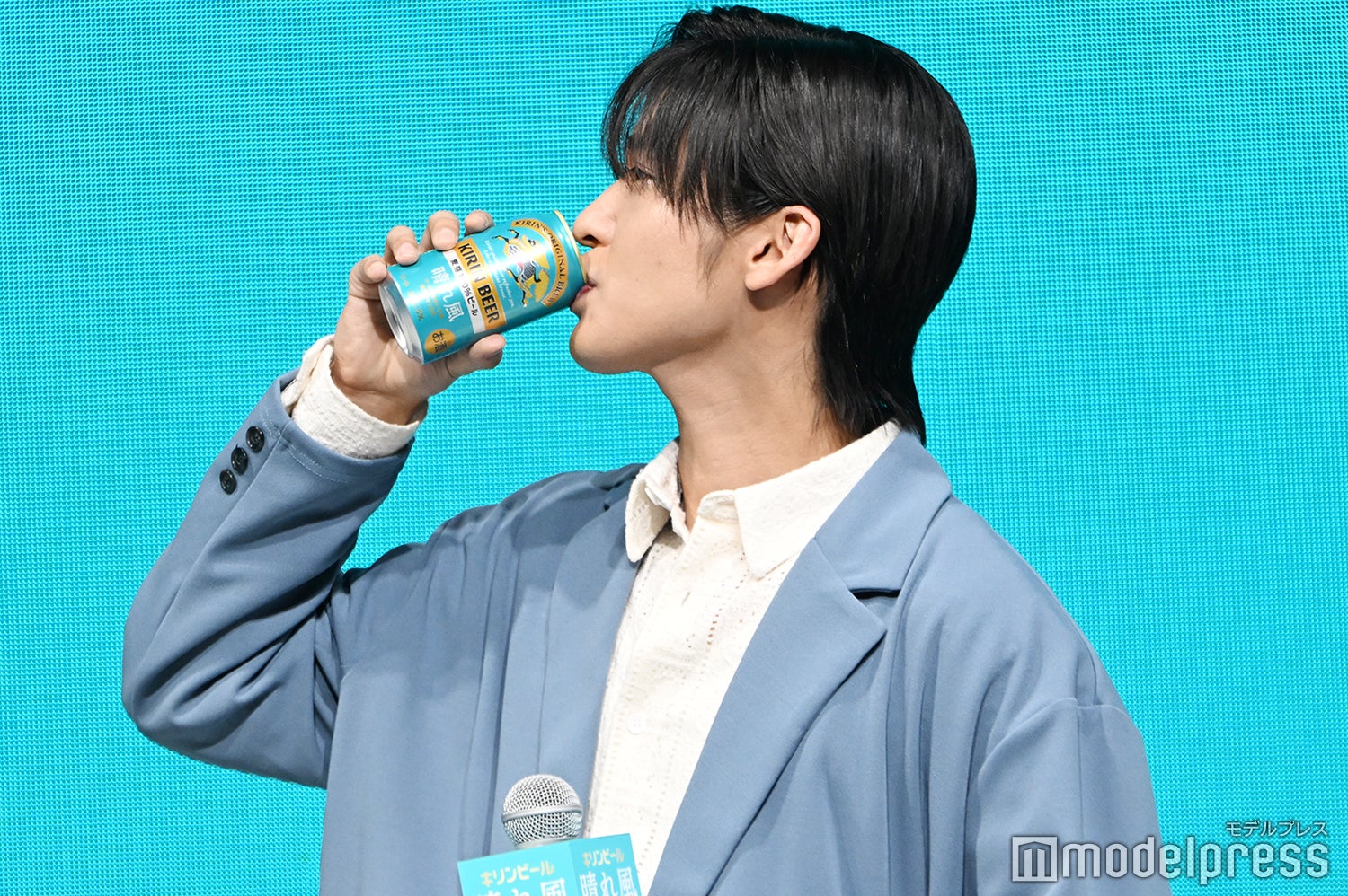 Snow Man目黒蓮、会見で飲みっぷり披露「本当に聞いてください」