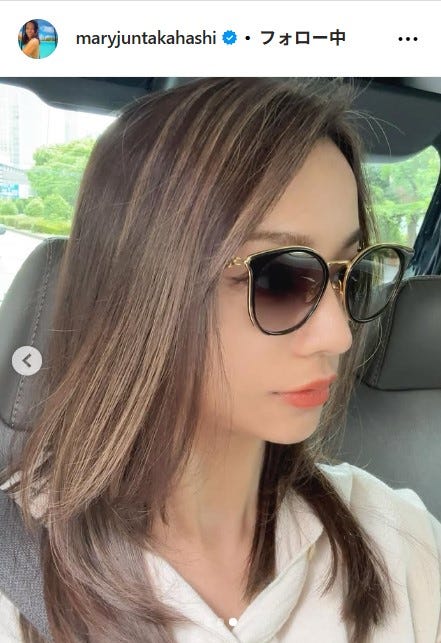 高橋メアリージュンInstagramより