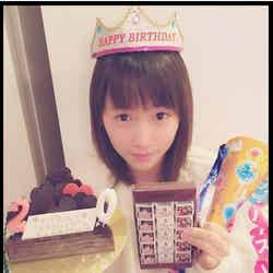 AKB48メンバーから誕生日を祝福される川栄李奈／オフィシャルブログより（Ameba）【モデルプレス】