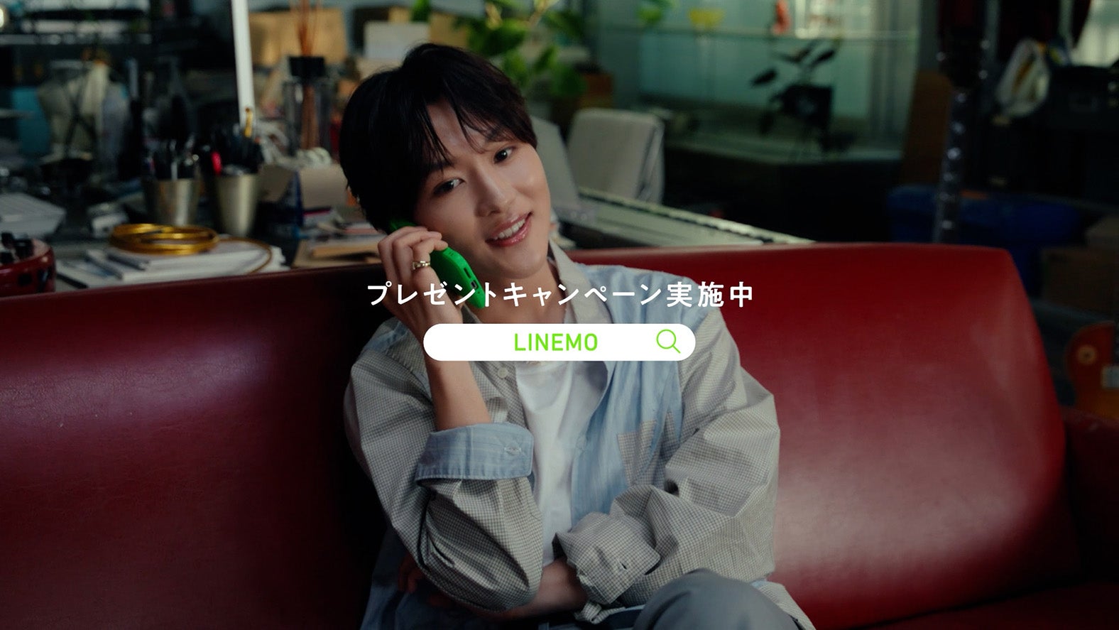 本多大夢／GreenTalk「つながる」篇（提供写真）