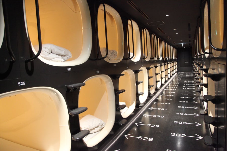 ナインアワーズ北新宿カプセルフロア