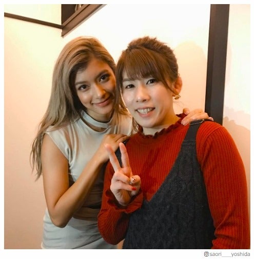 吉田沙保里「バッタリ遭遇」ローラと豪華2ショットを公開