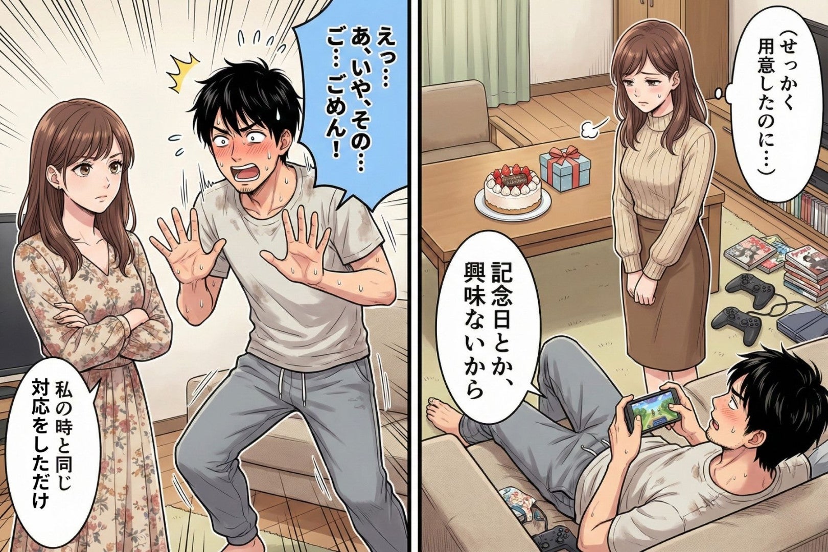 記念日も誕生日も「興味ない」と言っていた彼氏→自分の誕生日に何もなかったら本気で怒り出したので、私も本気で返した