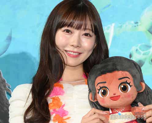 渡辺美優紀、オフショルから美肩チラリ 勇気をもらった作品告白【モアナと伝説の海2】