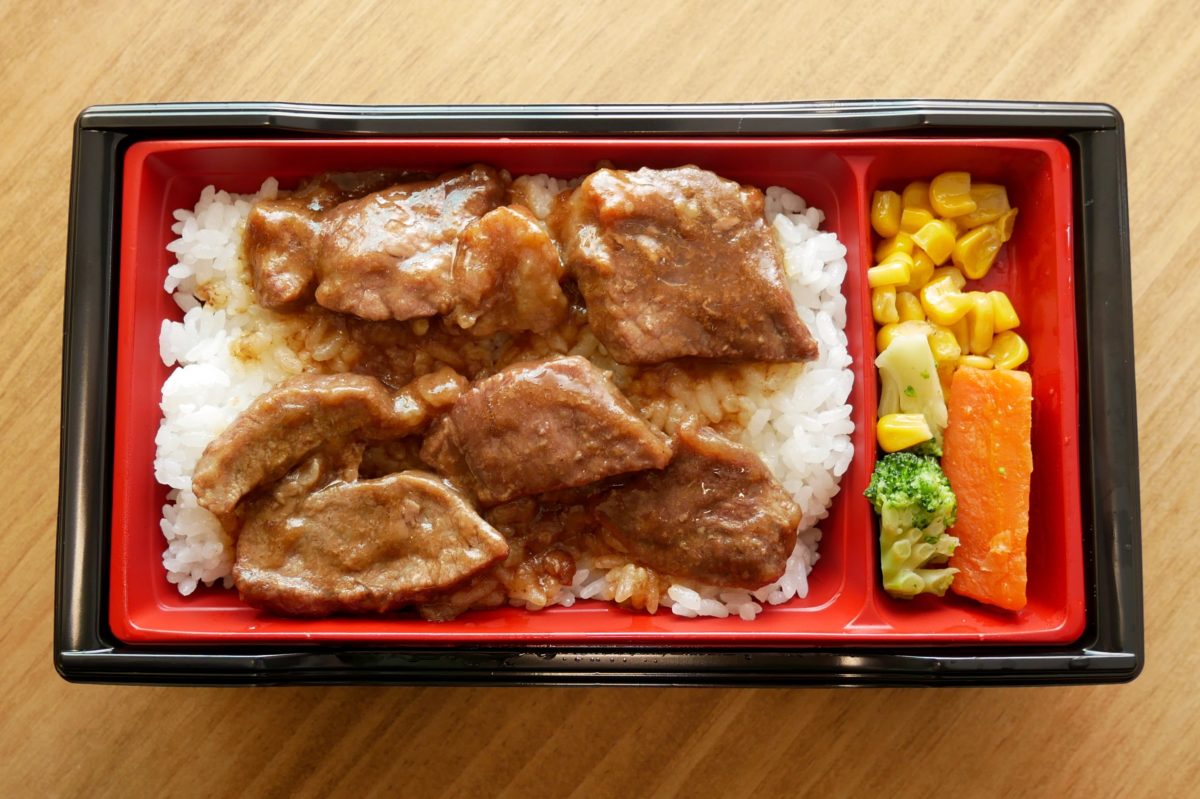 アンガスビーフカットステーキ重