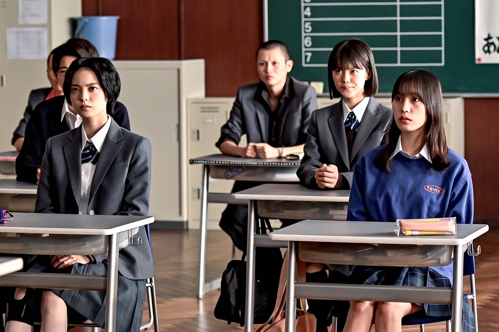 平手友梨奈、西垣匠、志田彩良、南沙良「ドラゴン桜」第9話より（C）TBS