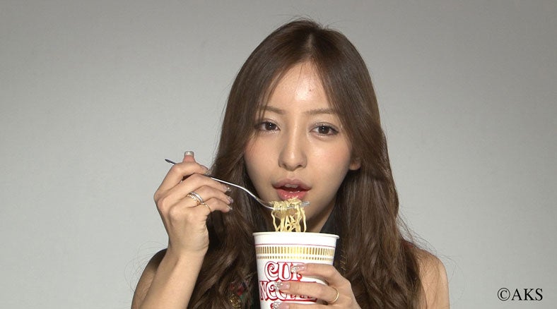板野友美／カップヌードル「AKB48ふ～ふ～ムービー」