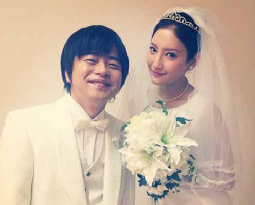 菜々緒、バカリズムとの“結婚報告”が話題に ウェディングドレス姿で幸せ笑顔