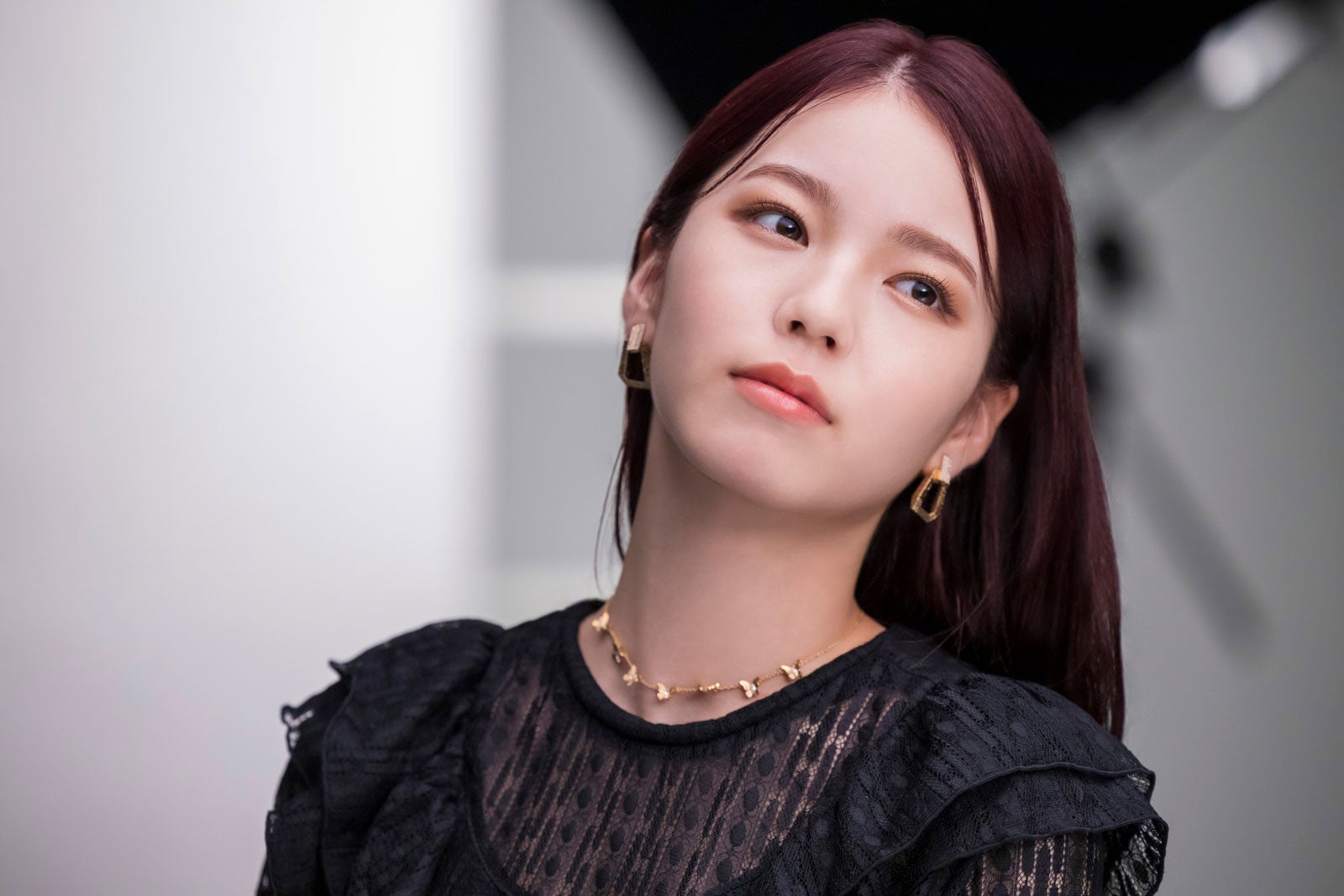 AYAKA／新テレビCM「パノラマエリアで、目もとが変わる。」篇メイキング （提供写真）