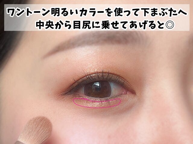 下まぶた　塗り方