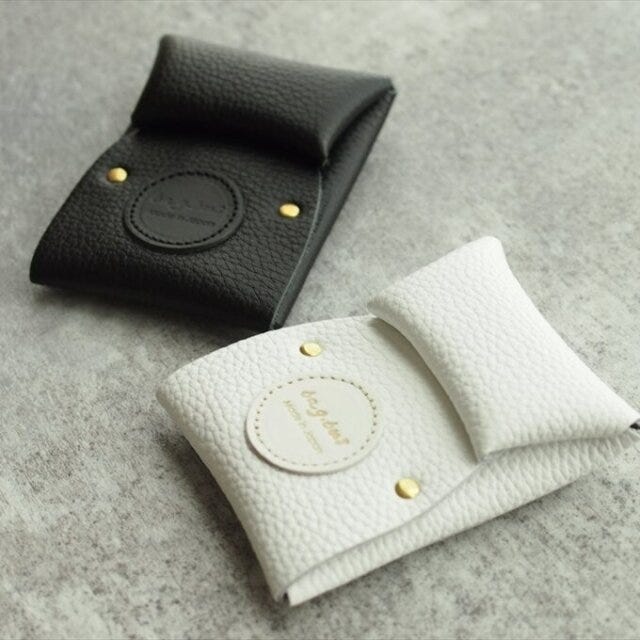 minne　ミニ財布　まとめ　レザーコインパースモノトーンモデル　『bag.bus』