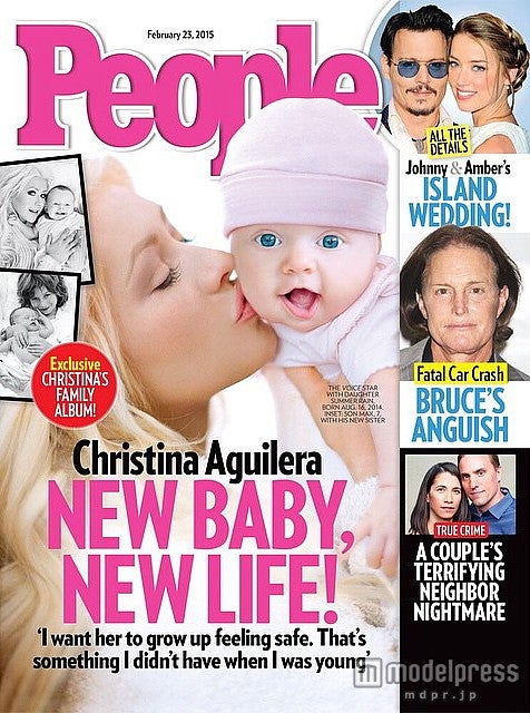 クリスティーナ・アギレラ、お人形みたいな娘の写真を公開