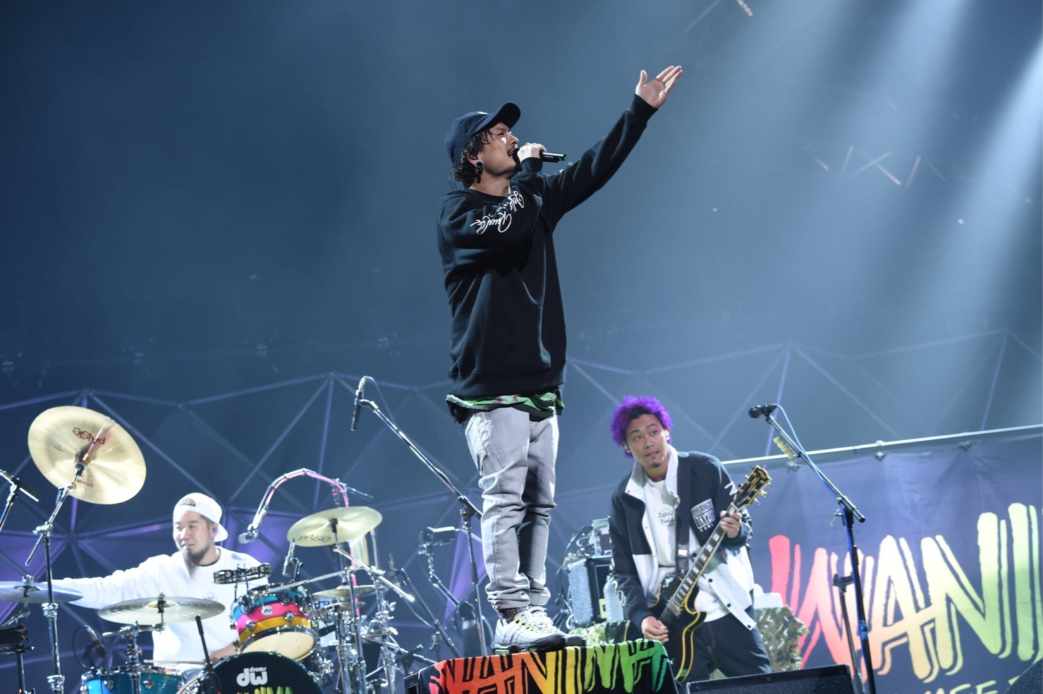 WANIMA（C）テレビ朝日 ドリームフェスティバル 2017／写真：岸田哲平