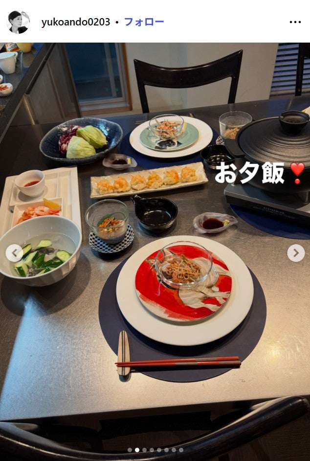 安藤優子Instagramより