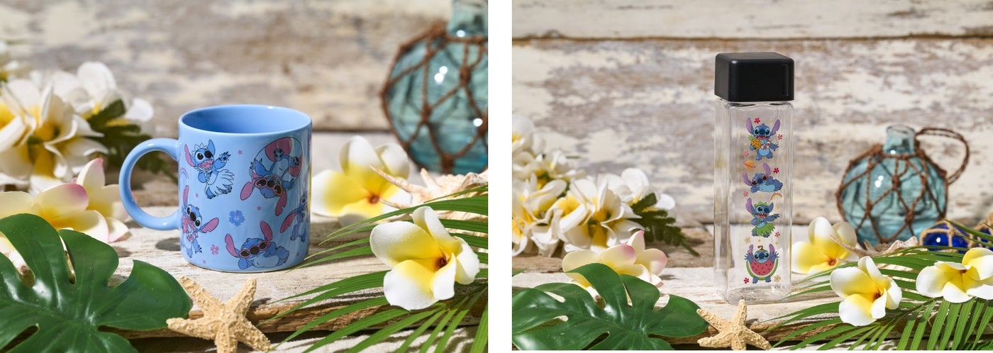 マグカップ税込2,200円、スクエアボトル税込1,650円（C）Disney