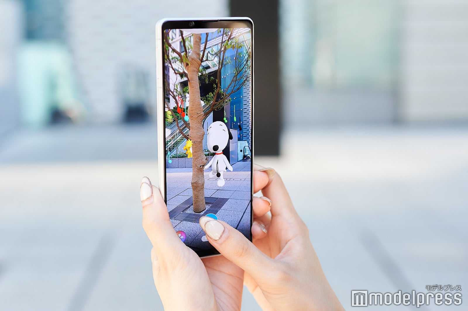 目の前に踊るスヌーピーが（C）モデルプレス