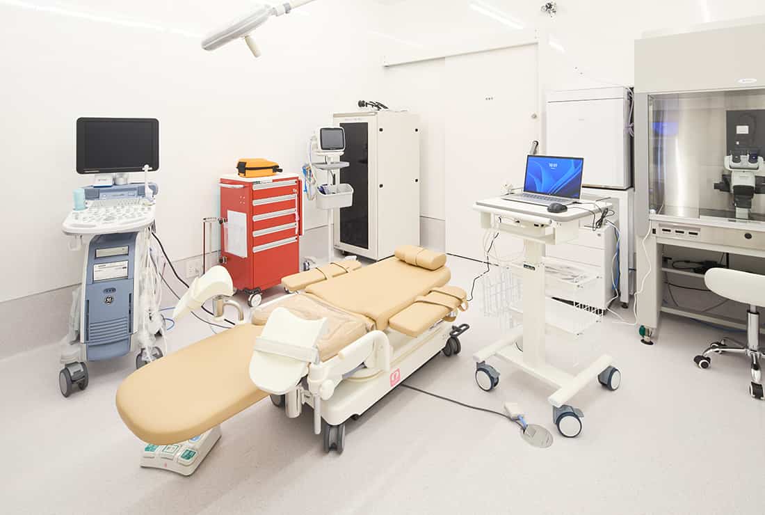 採卵室※パートナー/男性の方は入室できません。