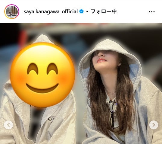 金川紗耶Instagramより