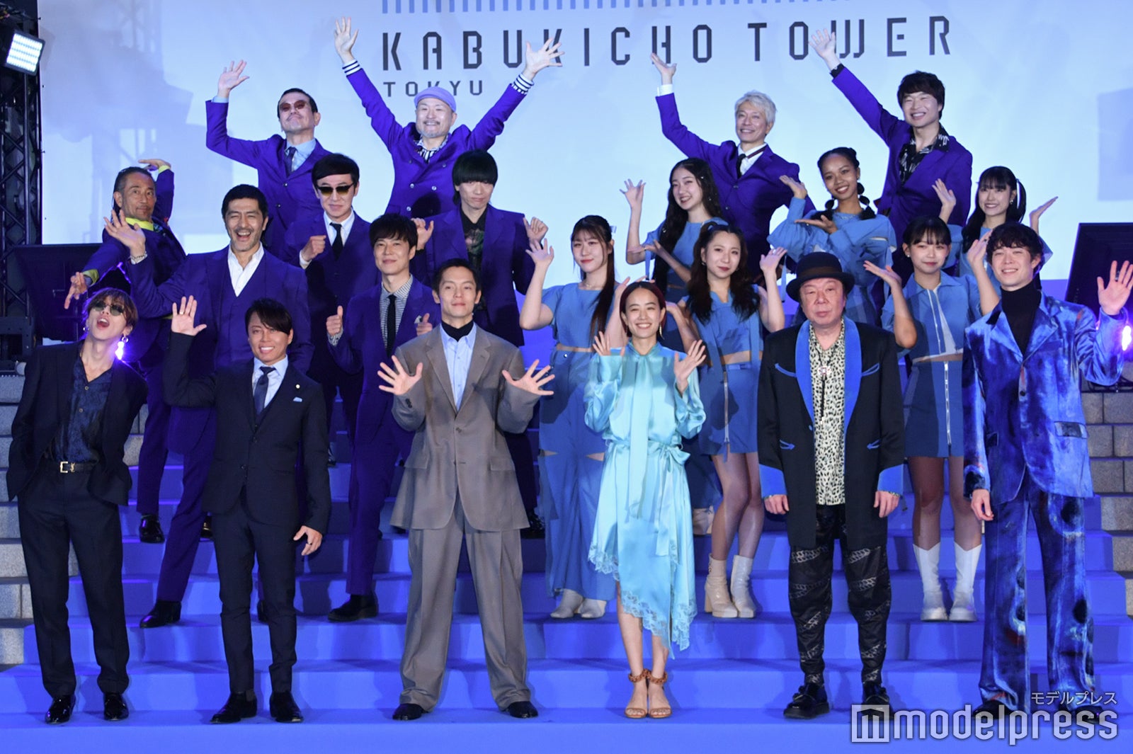 （1段目左から）渋谷龍太、西川貴教、窪田正孝、石橋静河、古田新太、宮沢氷魚（2段目以降左から）東京スカパラダイスオーケストラ、Little Glee Monster（C）モデルプレス