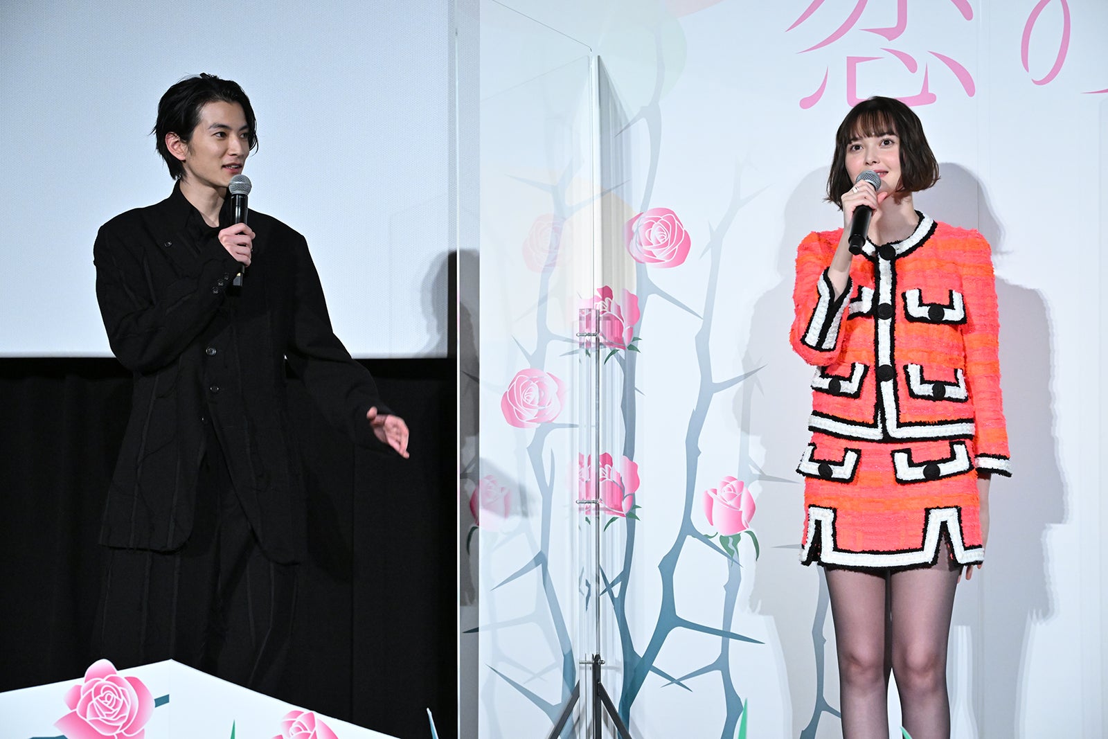 渡邊圭祐、玉城ティナ （C）2023「恋のいばら」製作委員会