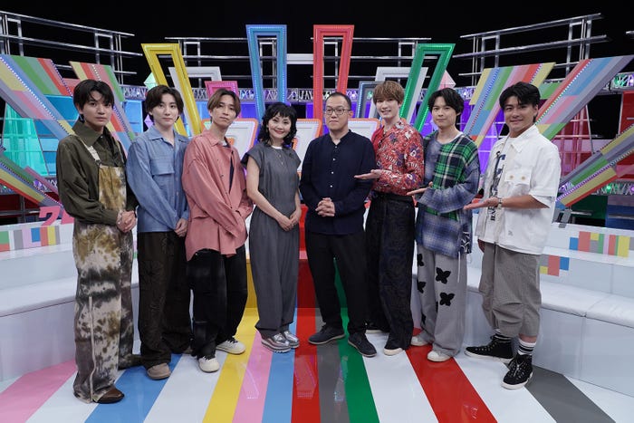 SixTONES、南果歩、上田誠氏(C)Storm Labels Inc.