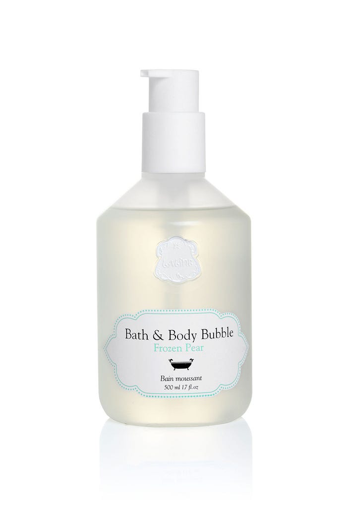 「バス&ボディバブル フローズンペア」/画像提供:Laline JAPAN株式会社