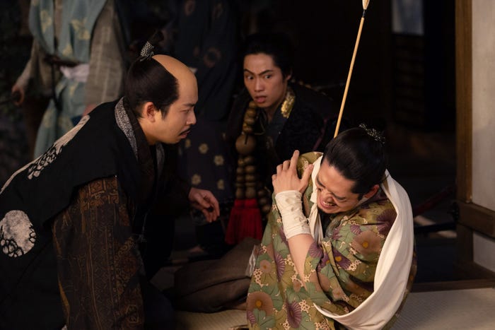 仲野太賀、松下洸平「豊臣兄弟!」第41話(C)NHK