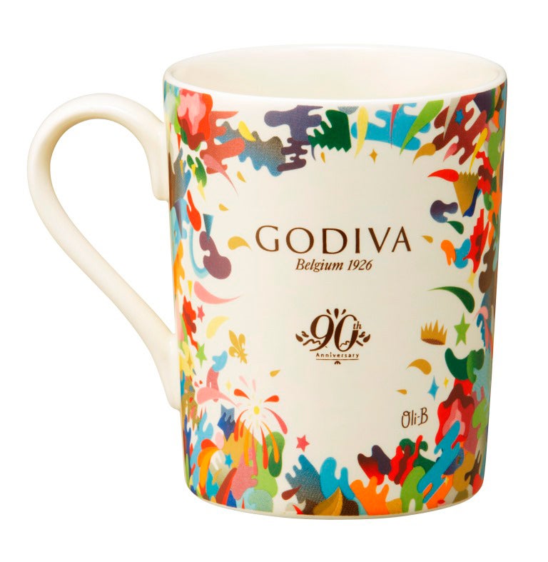 ノベルティのマグカップ／画像提供：ゴディバ ジャパン株式会社