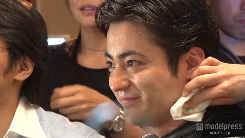 山田孝之／撮影の様子