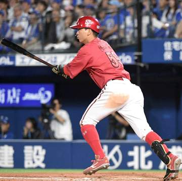 広島・大盛 九回執念の同点打！2点差追いついた「心の中でふつふつと」 5時間半超え死闘ドローで3カード連続勝ち越し
