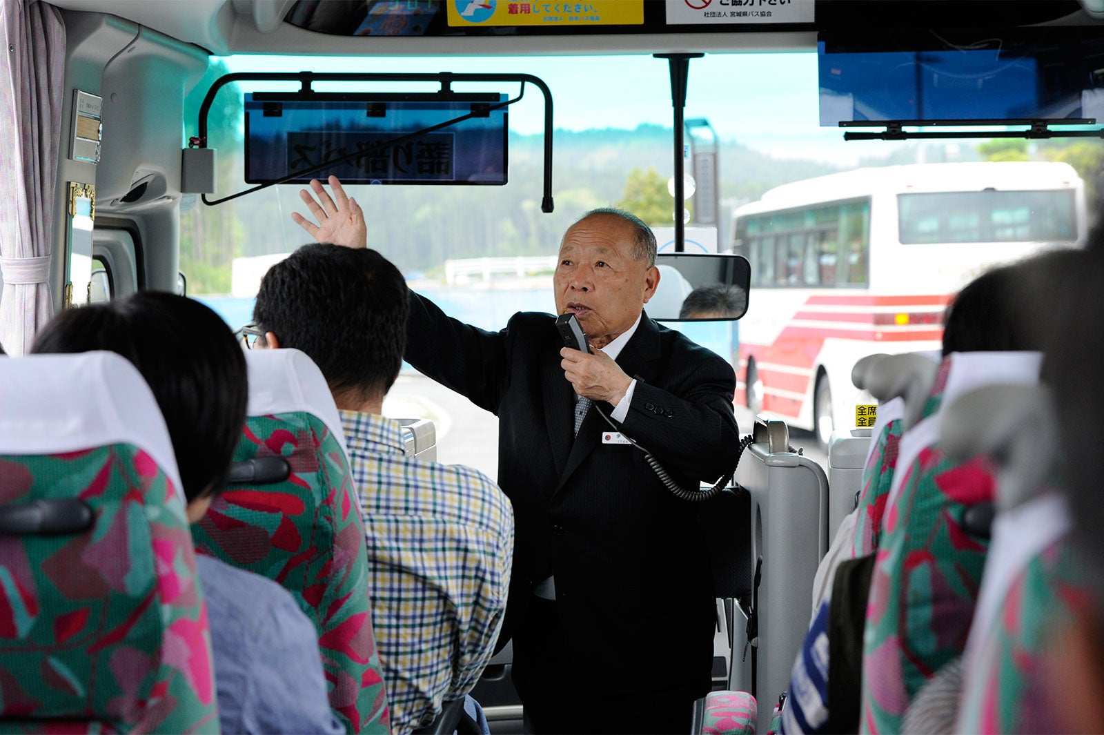 語り部バス／画像提供：南三陸ホテル観洋