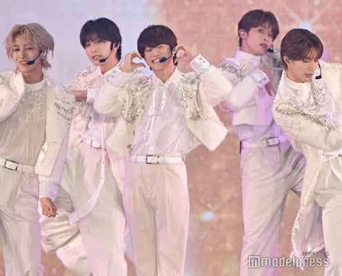 なにわ男子・大橋和也ら「君がトクベツ」劇中アイドル“ライクレ”サプライズライブ 話題曲イベント初披露に歓声【ガルアワ2025AW】