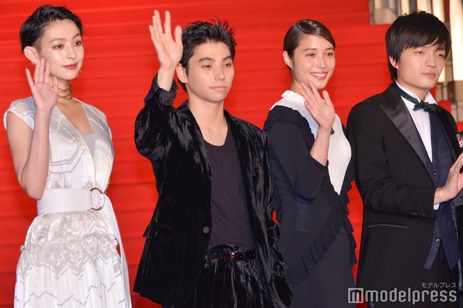 日南響子、村上虹郎、広瀬アリス、岡山天音 （C）モデルプレス