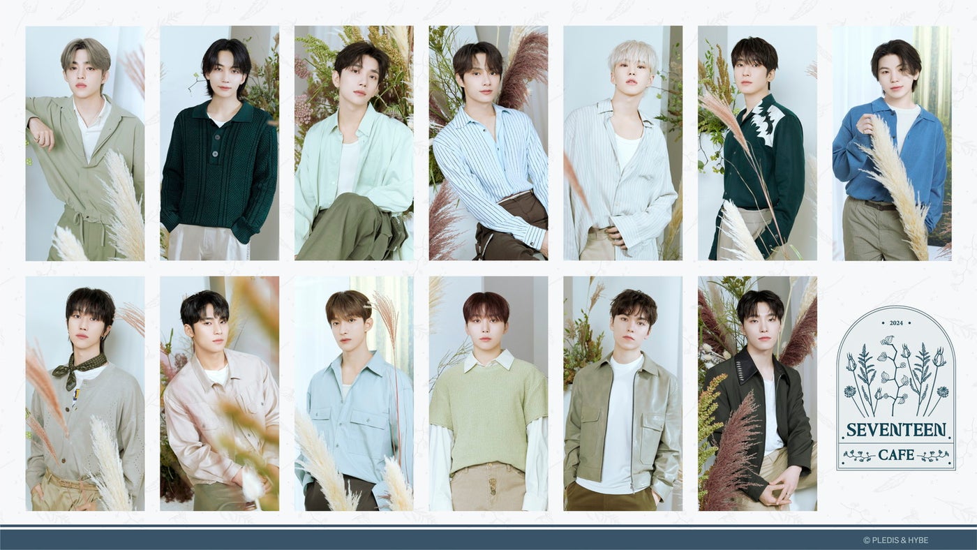 SEVENTEEN CAFE 2024 ～MORNING GREEN～（C）PLEDIS ENTERTAINMENT &amp; HYBE．All Rights Reserved．