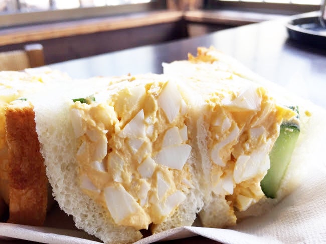 地獄蒸したまごサンド400円／画像提供：大分県